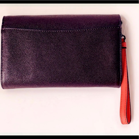 New Coach Bear Chain Crossbody Handbag Qb/oxblood - Picture 7 of 16